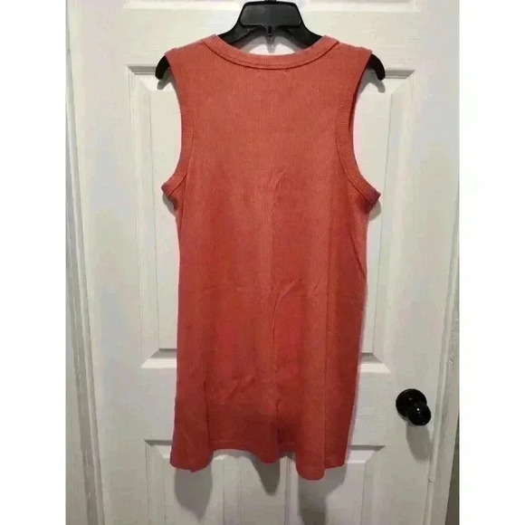 Z Supply Carolina Rib Mini Dress Mineral Red Sleeveless Tank Size XLARGE $79 - Picture 2 of 13